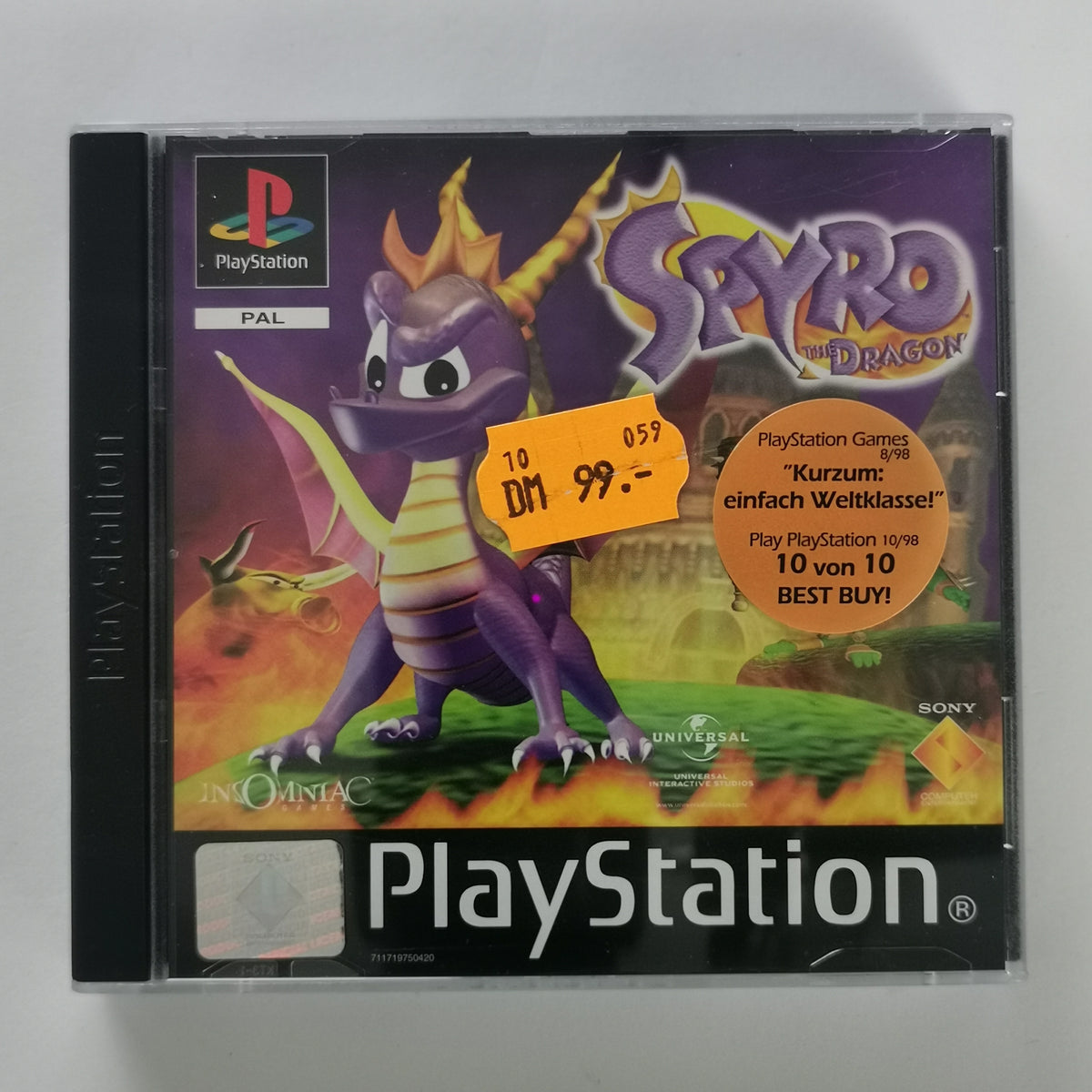 Spyro the Dragon [PS1] Playstation 1