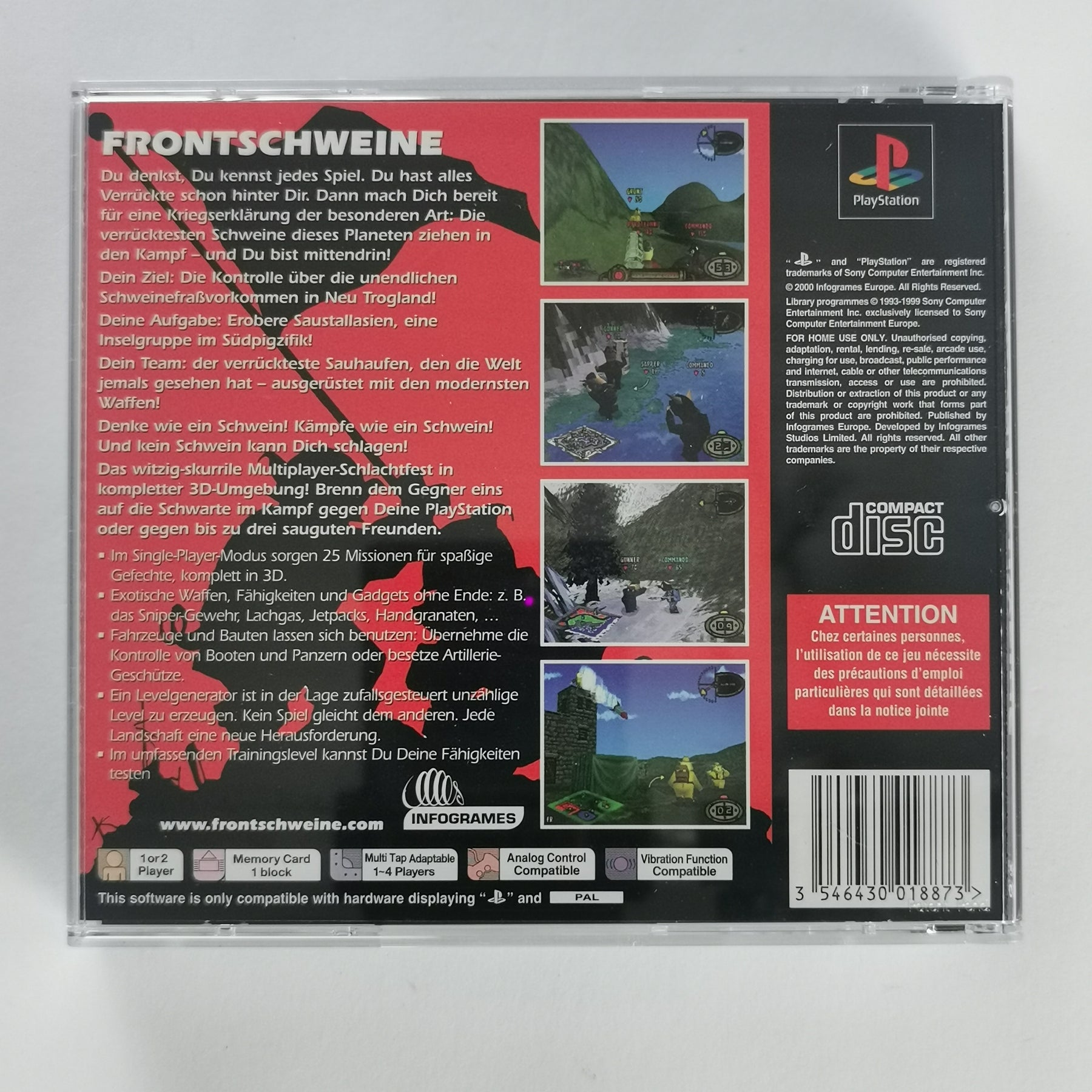 Frontschweine   Playstation [PS1]