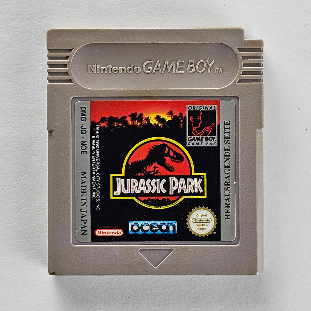 Jurassic Park (Game Boy) lose [GB]