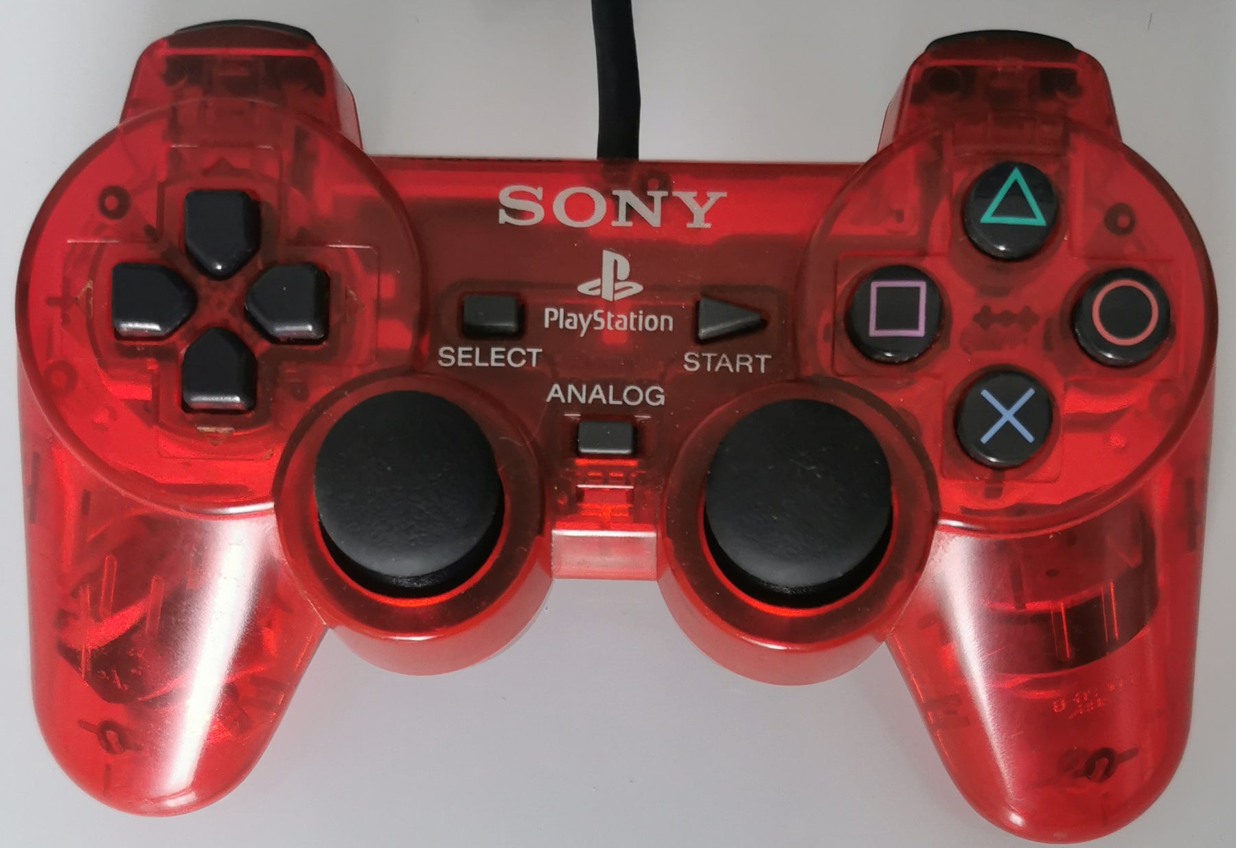 Analog Controller Dualshock 2 crimson red (Playstation 2) [Sehr Gut]