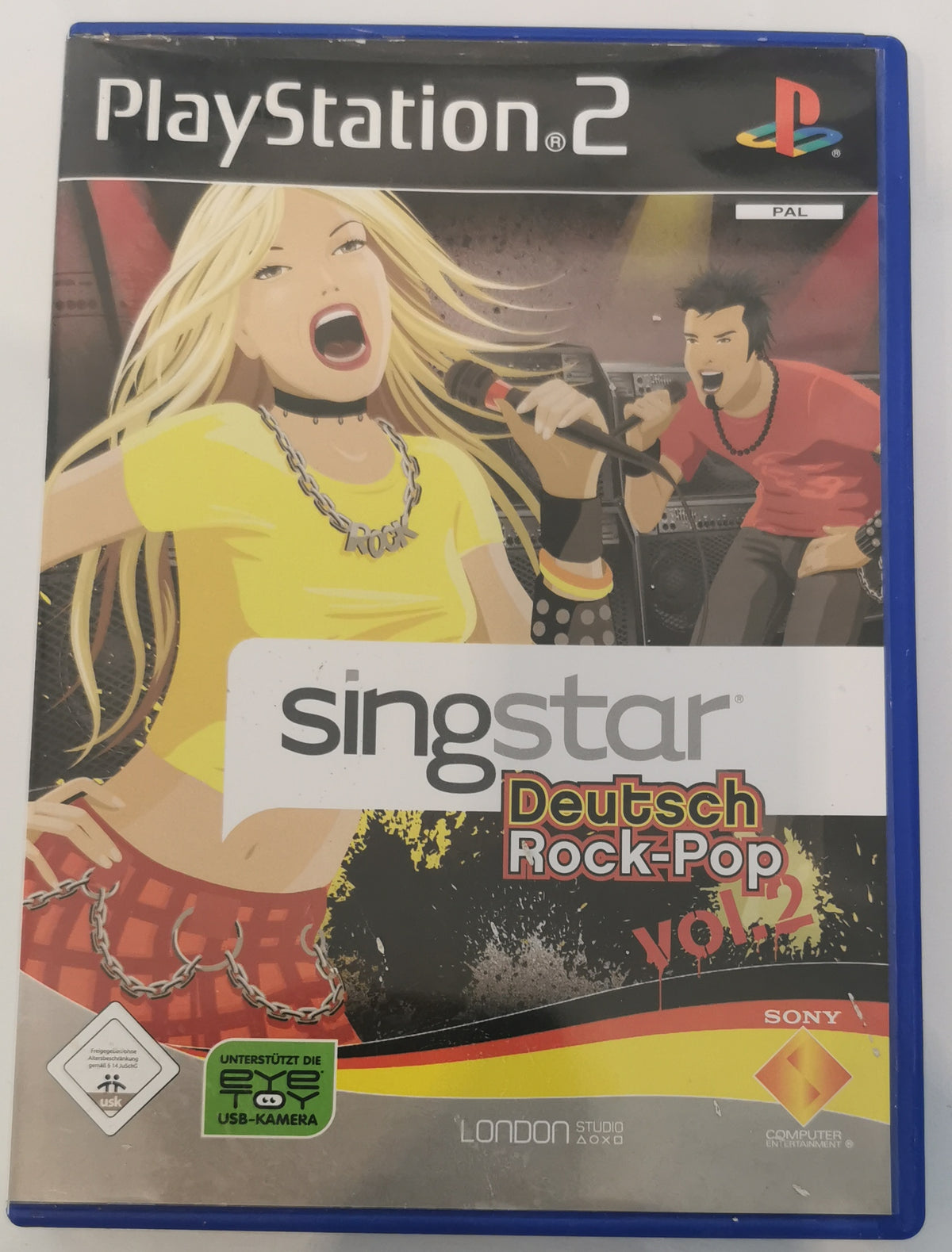 SingStar Deutsch Rock Pop Vol. 2 (Playstation 2) [Gut]