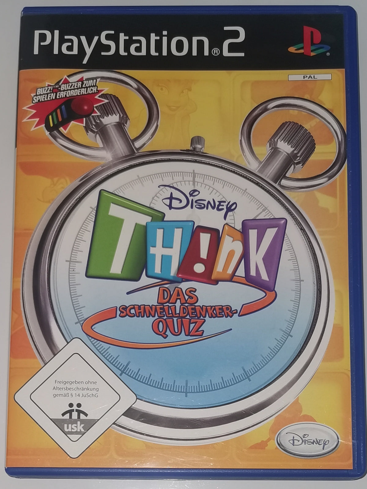 Disney Think Das Schnelldenker Quiz (Playstation 2) [Gut]