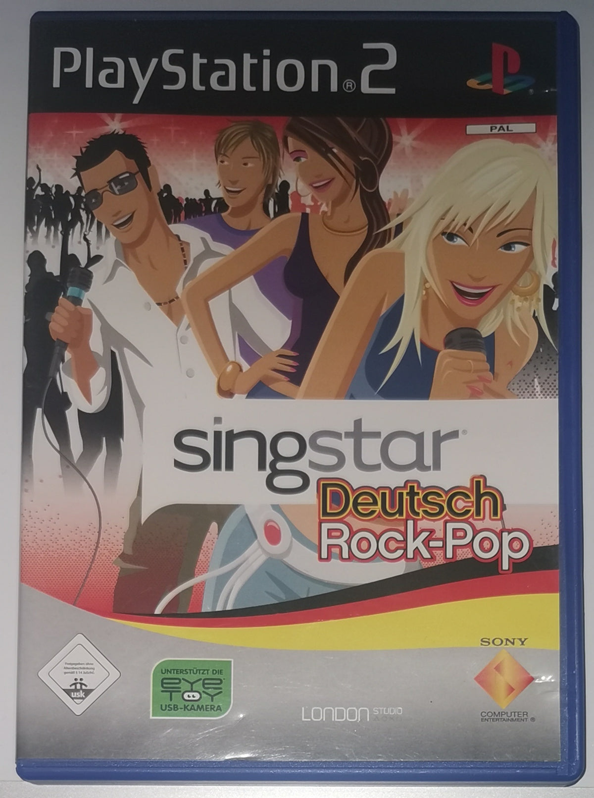 Singstar Deutsch RockPop Pegi (Playstation 2) [Gut]