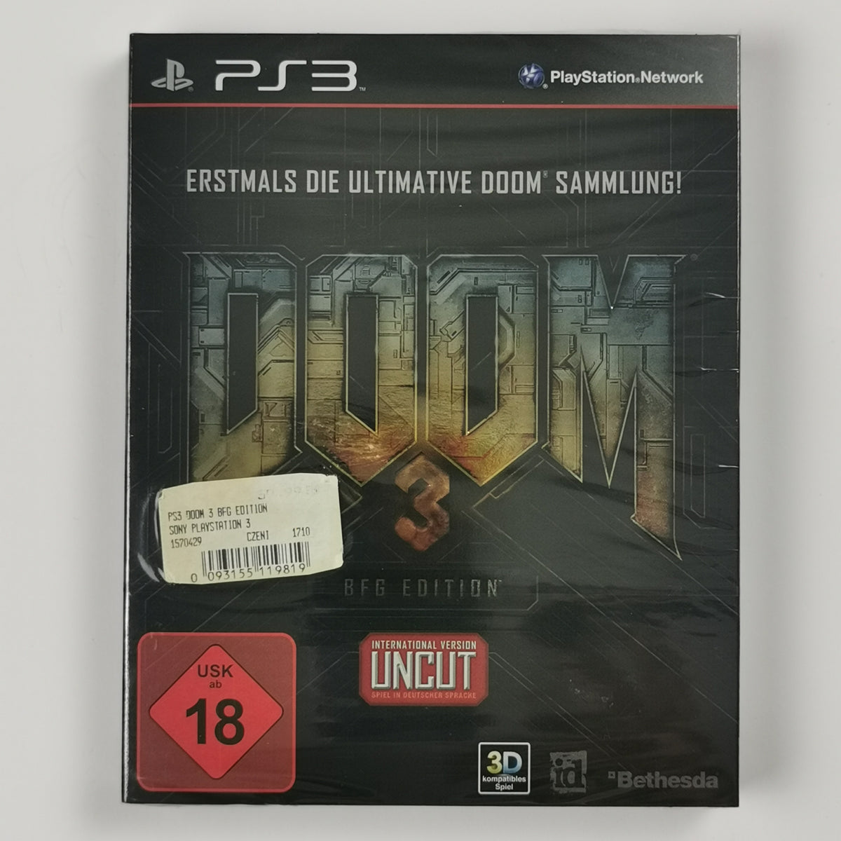 Doom 3   BFG Edition [video game] [PS3]