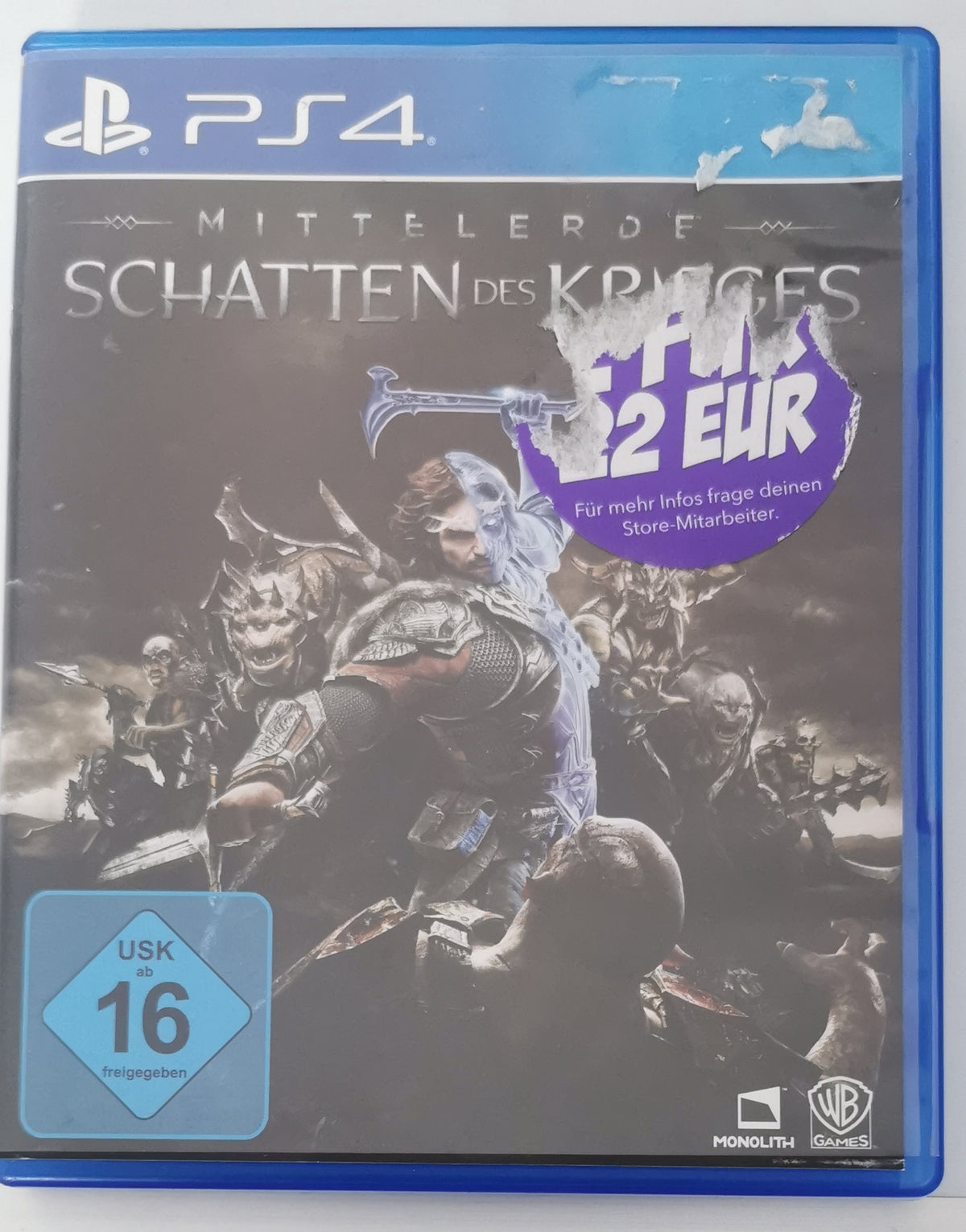 Mittelerde Schatten des Krieges Standard Edition PlayStation 4 [Sehr Gut]