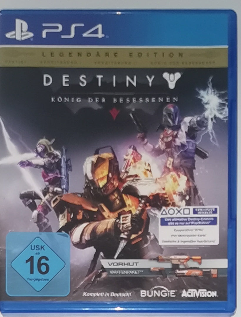 Destiny Koenig der Besessenen Legendaere Edition PS4 Deutsche Sprache (Playstation 4) [Sehr Gut]