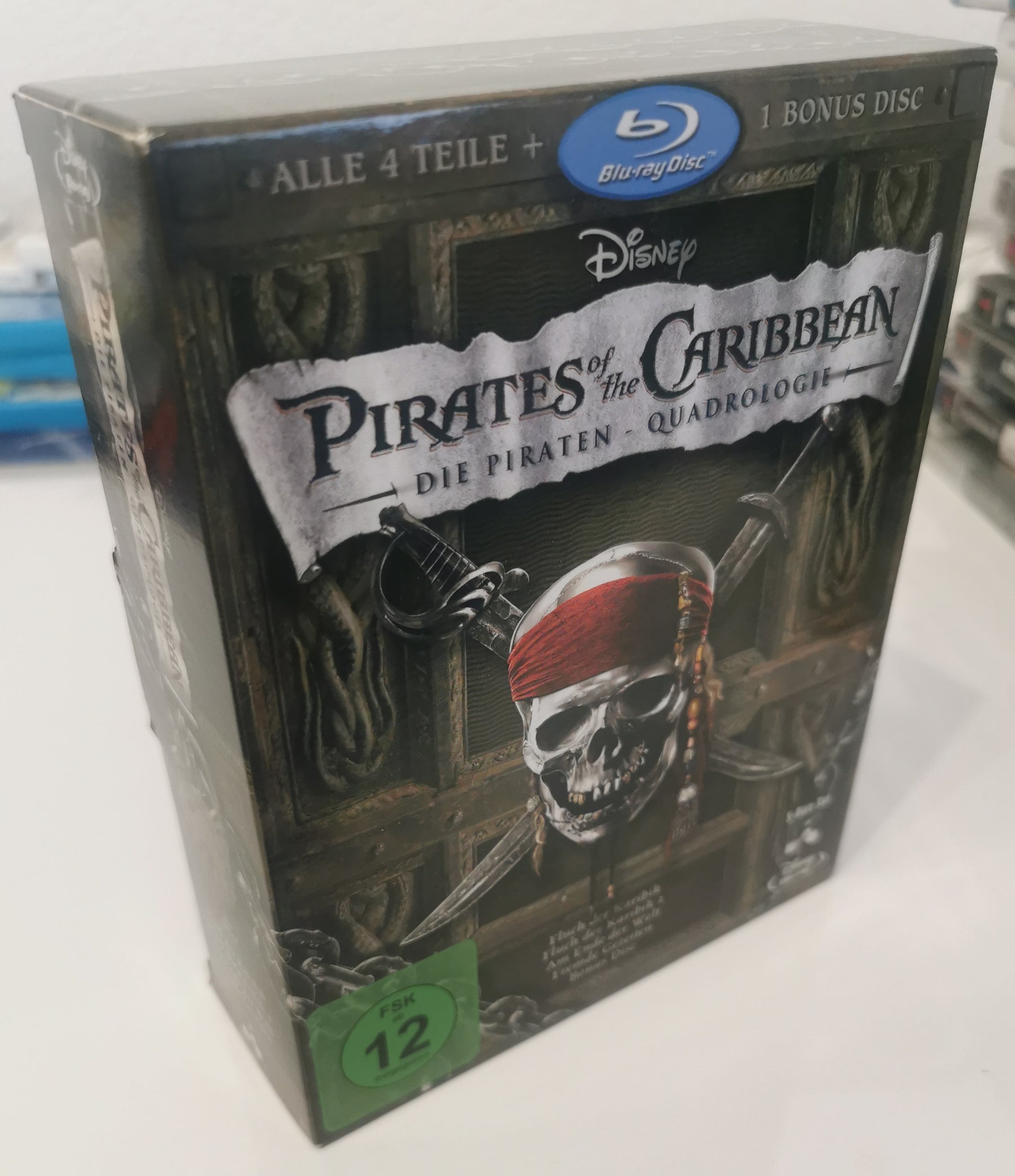 Pirates of the Caribbean Die PiratenQuadrologie 5 Blurays Bluray (Blu-ray) [Gut]