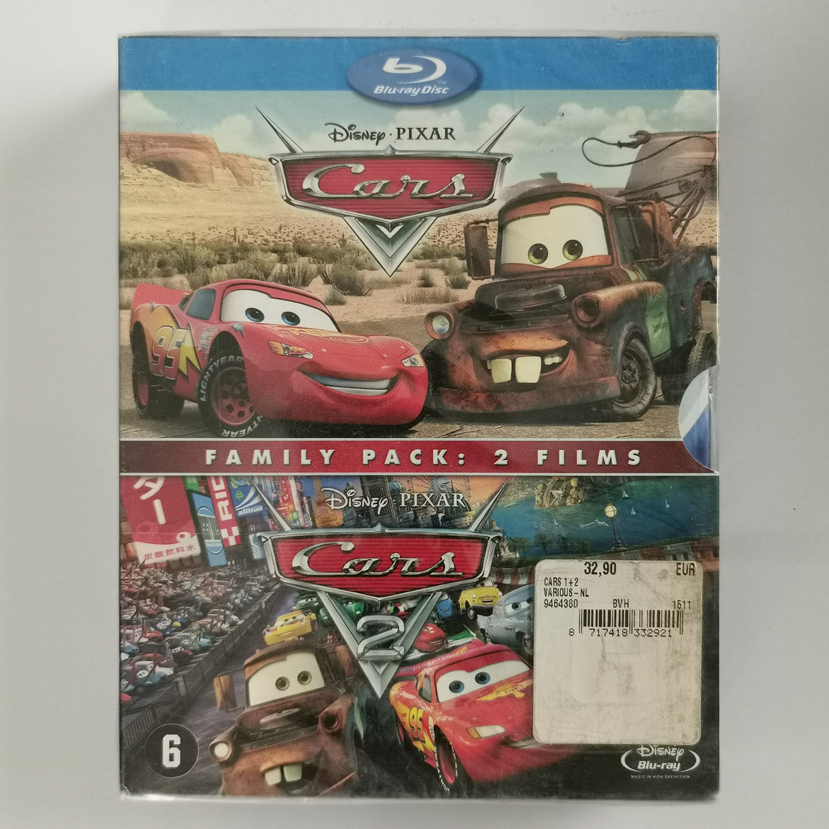 Cars 1 und 2 Kinderfilme [Blu ray]