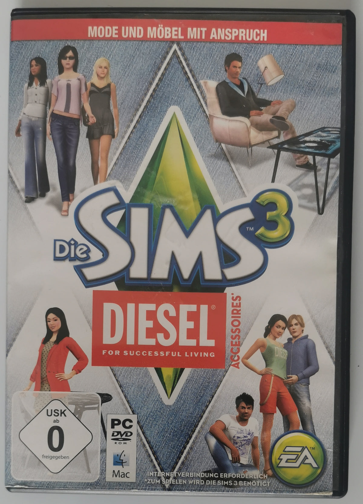 Die Sims 3 DIESEL Accessoires AddOn (Windows) [Sehr Gut]