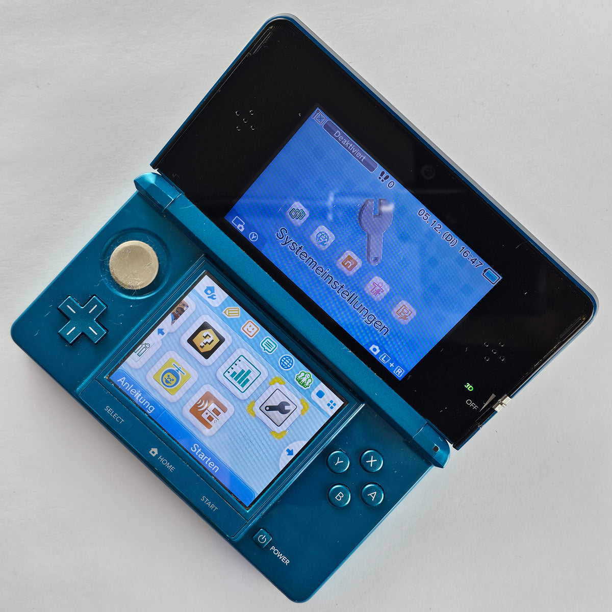 Nintendo 3DS   Konsole. Aqua blau [3DS]