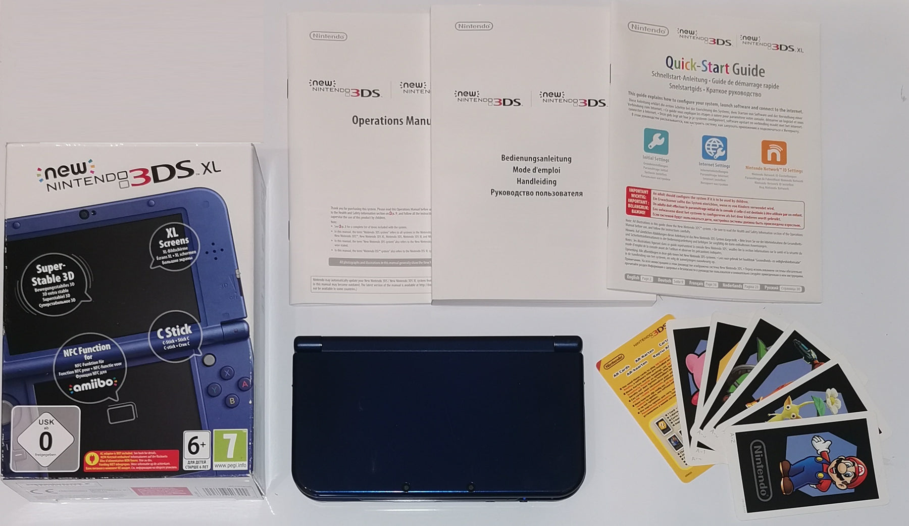 New Nintendo 3DS XL metallic blauTN Variant [Gut]