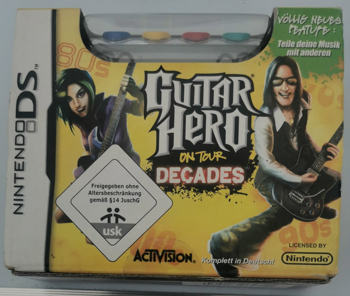 Guitar Hero On Tour Decades inkl Guitar Grip (Nintendo DS) [Wie Neu]