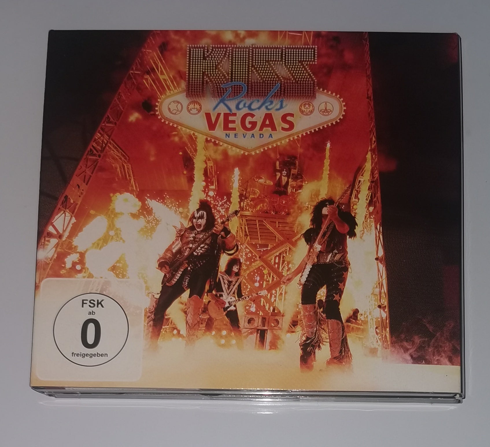 Kiss Rocks Vegas Limited Edition CD DVD [Sehr Gut]