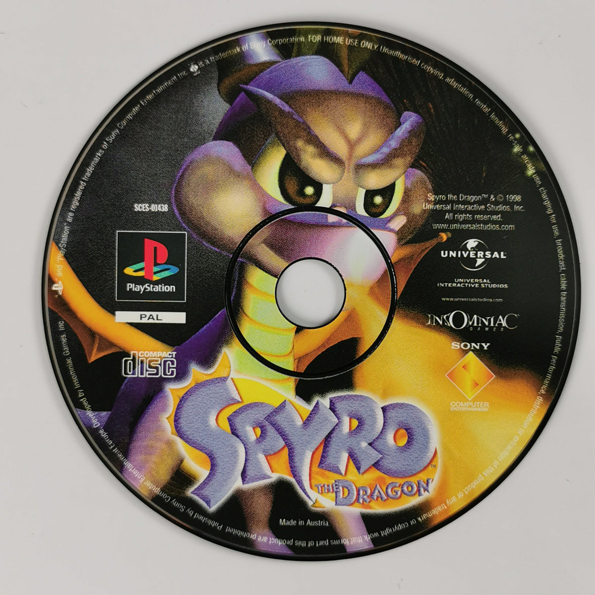 Spyro the Dragon [PS1] Playstation 1