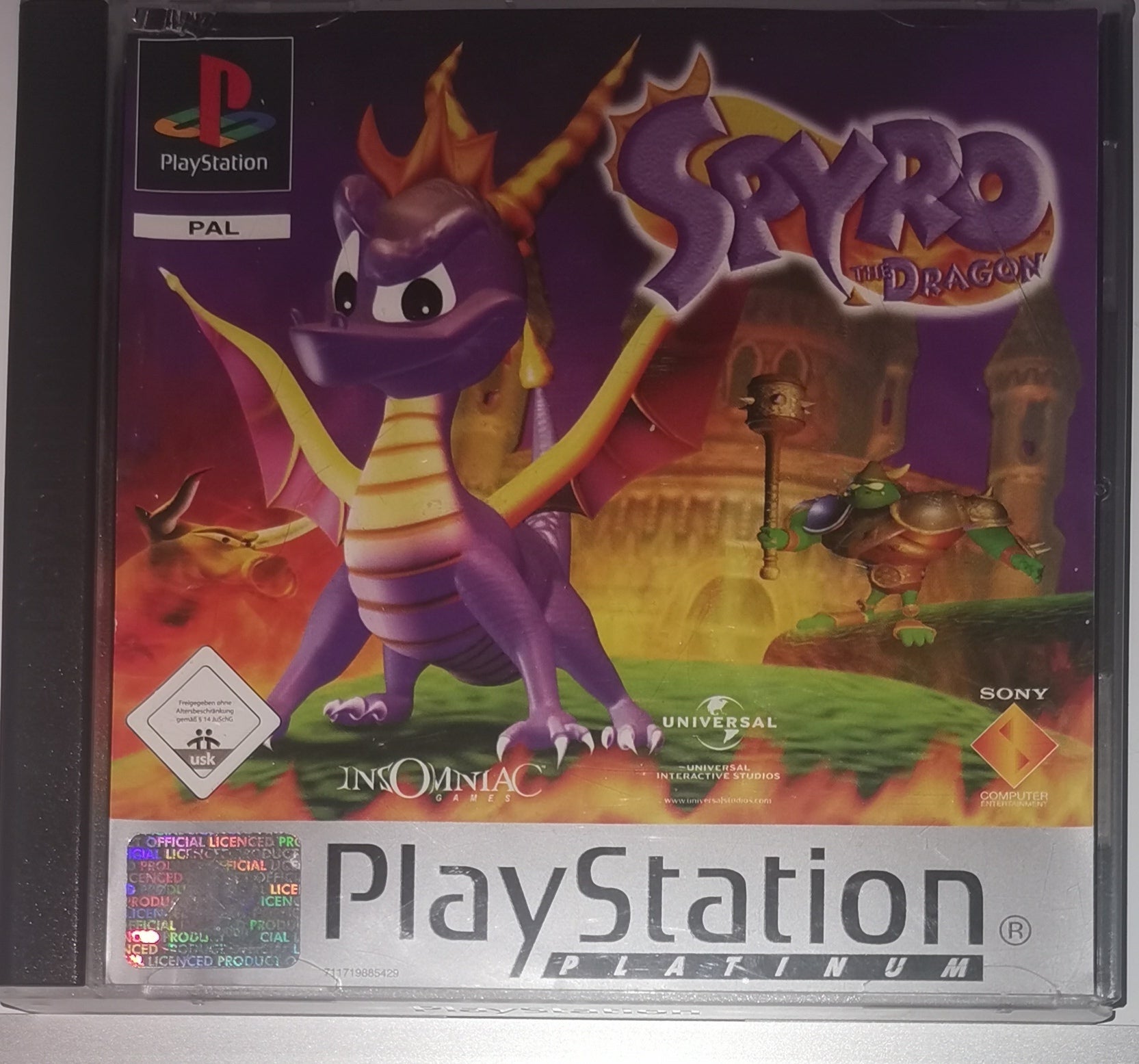 Spyro the Dragon Platinum (Playstation 1) [Gut]
