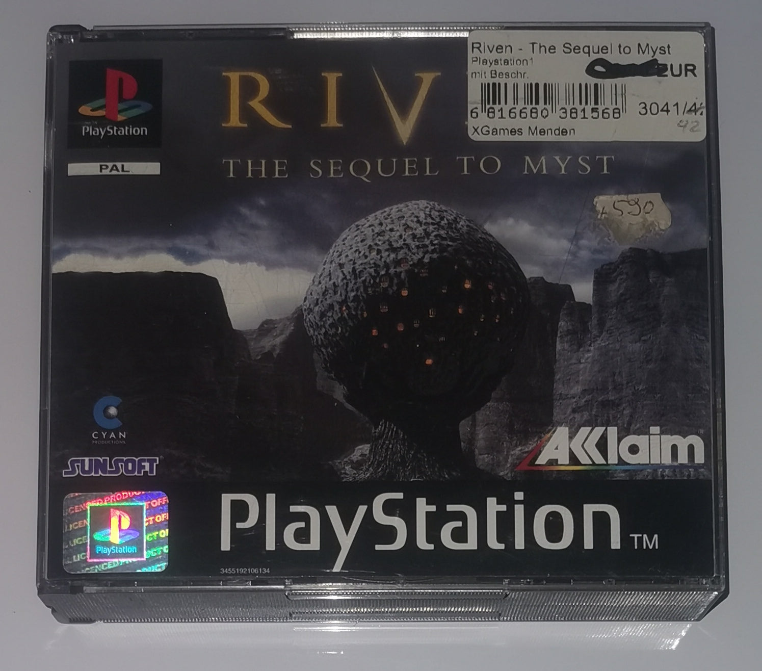 Riven The Sequel to Myst (Playstation 1) [Akzeptabel]