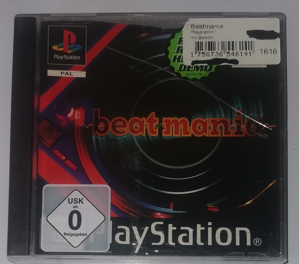 Beatmania incl DJController (Playstation 1) [Akzeptabel]