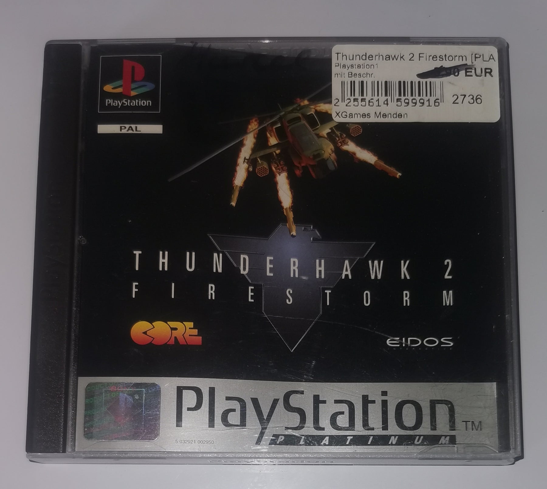 Thunderhawk 2 Firestorm Platinum P1 (Playstation 1) [Gut]