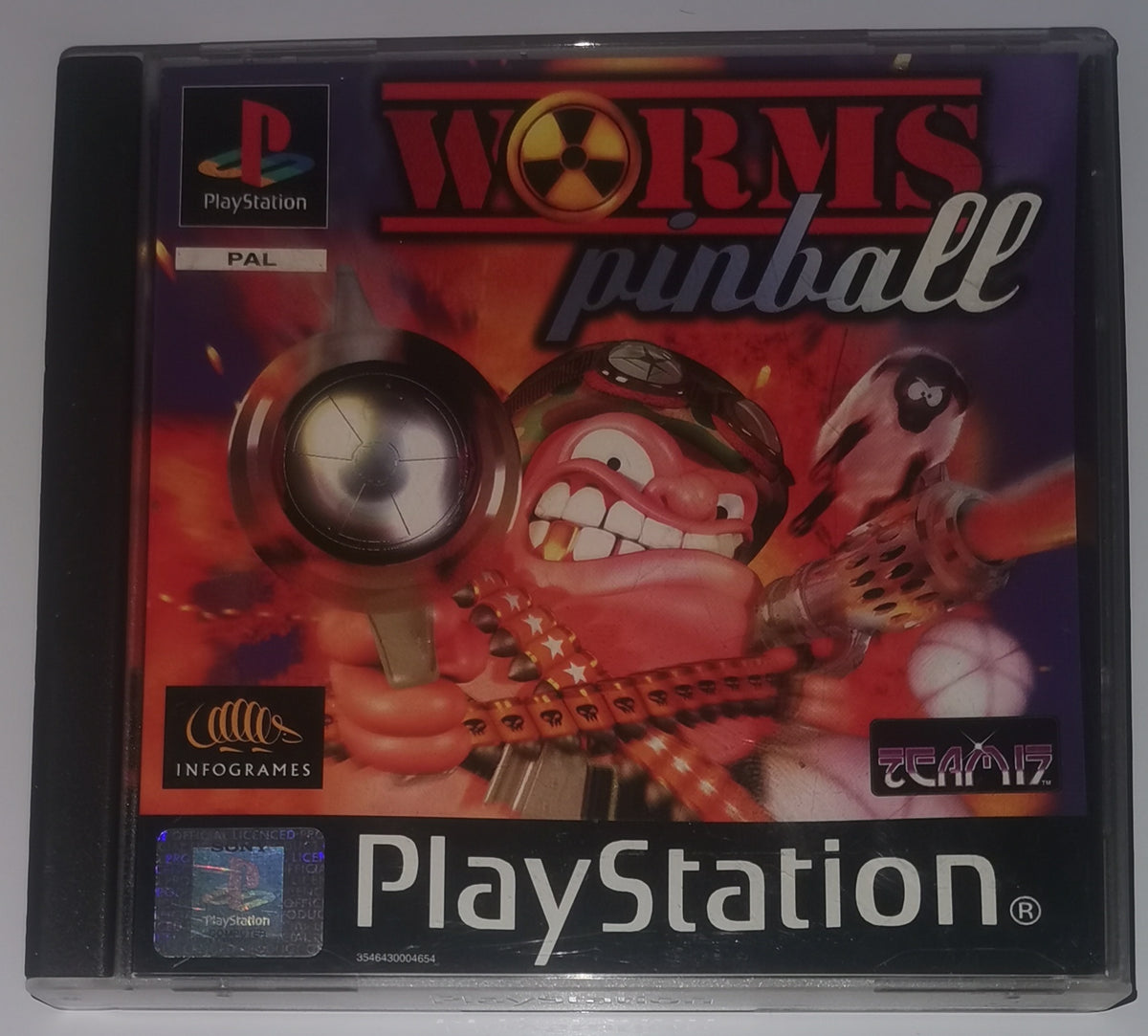 Worms Pinball (Playstation 1) [Sehr Gut]