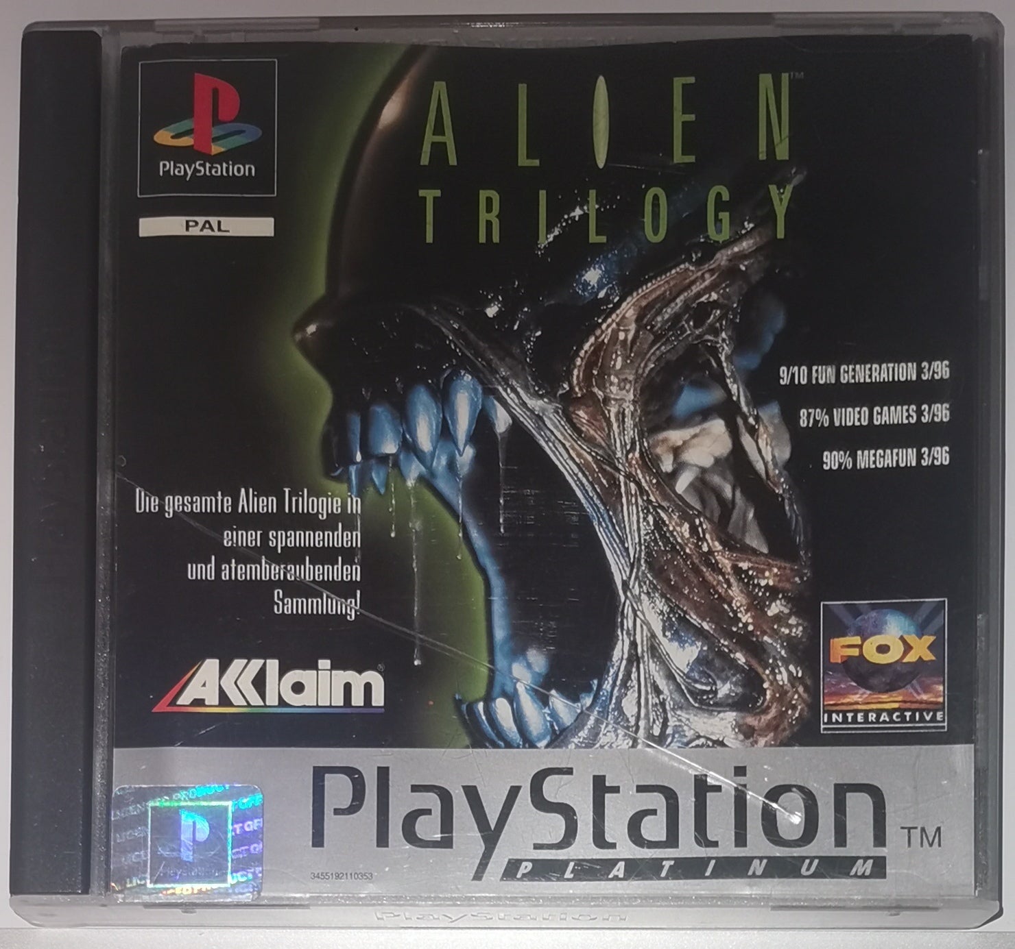 Alien Trilogy Platinum (Playstation 1) [Akzeptabel]