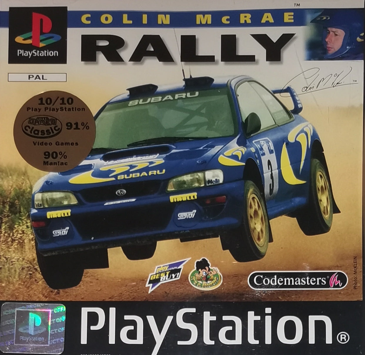 Colin McRae Rally Pal (Playstation 1) [Wie Neu]