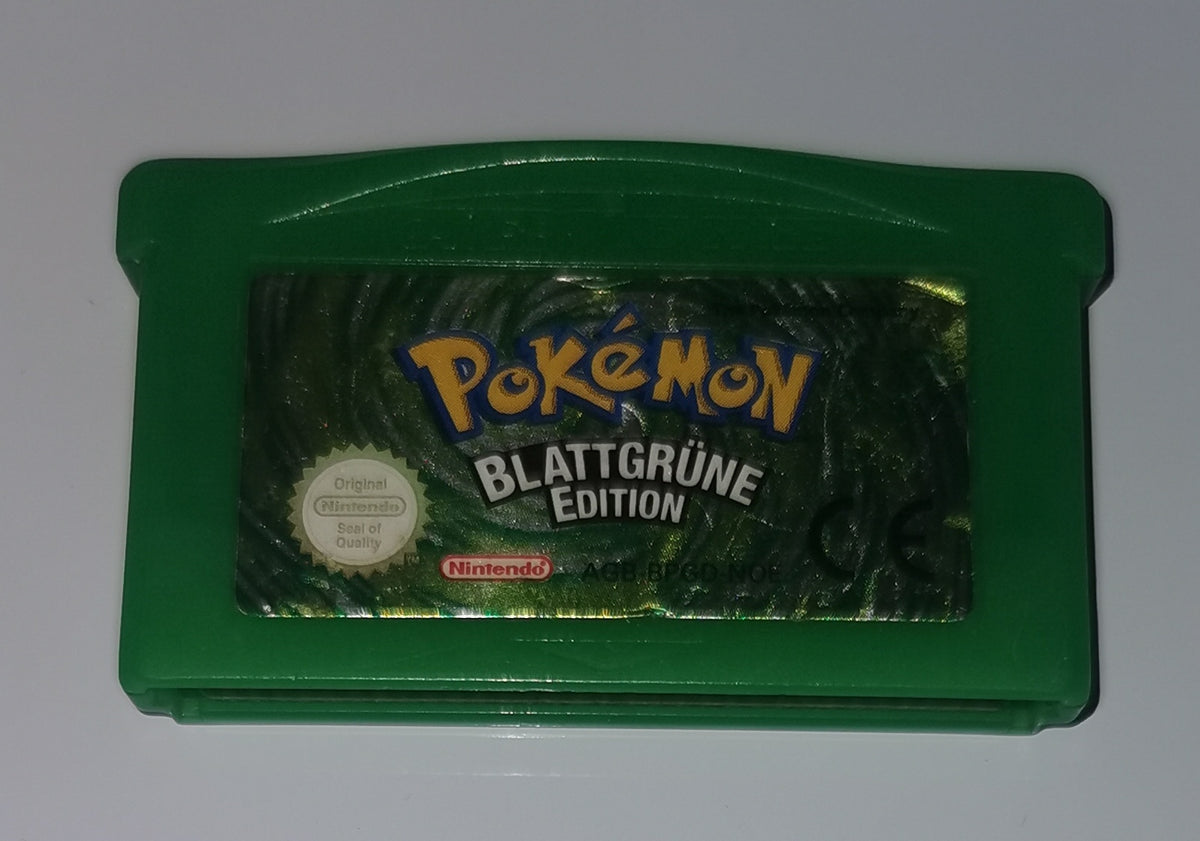 Pokemon Leaf Green Blattgruene Edition Gameboy Advance GBA [Gut]