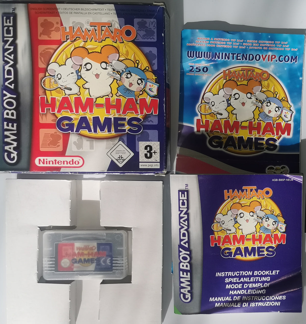 Hamtaro: Ham Ham Games (Game Boy Advance) [Gut]