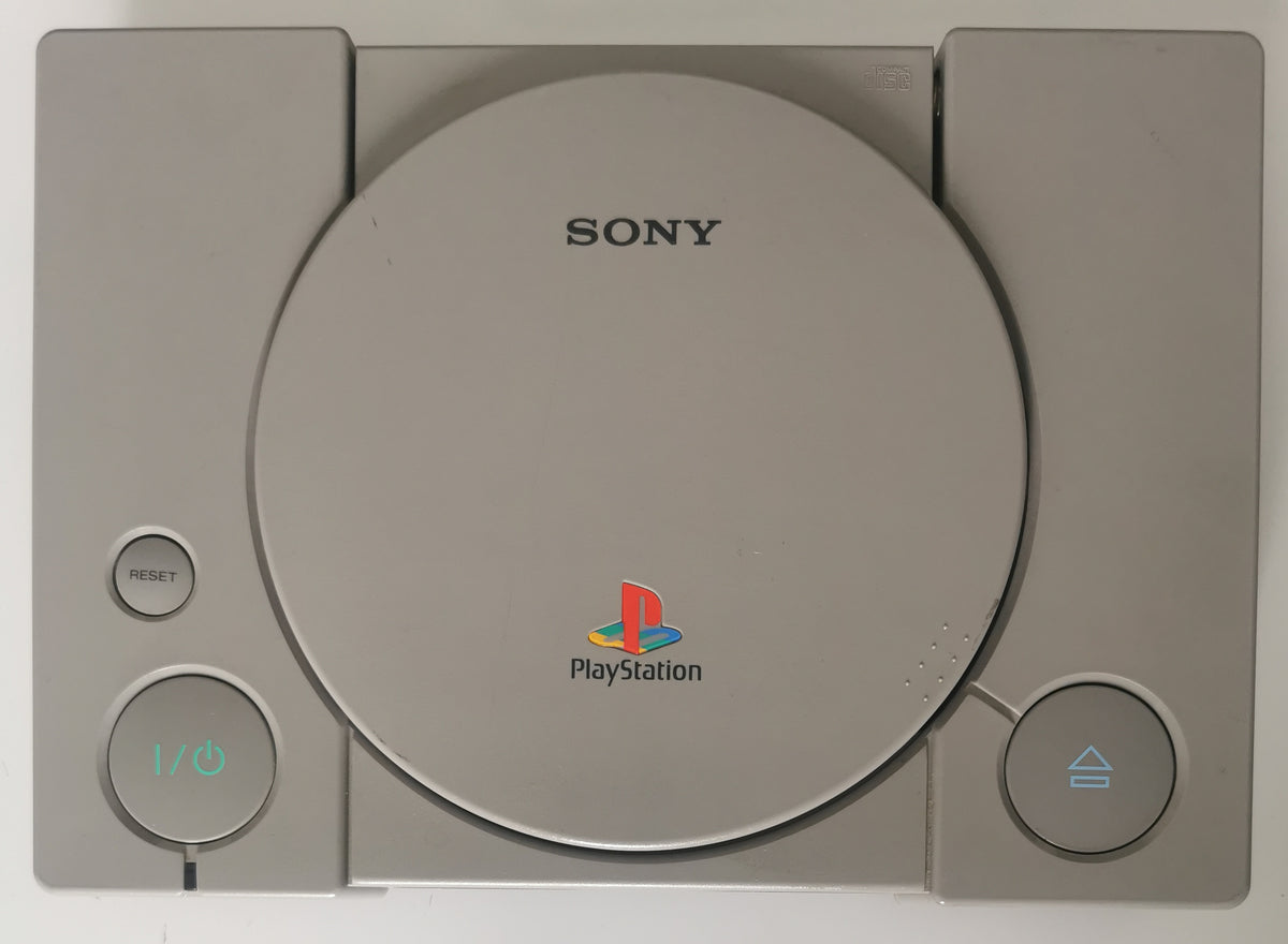 Sony Playstation 1 PS1 Konsole 1 original Controller 12 Spiele Sammlung [Akzeptabel]