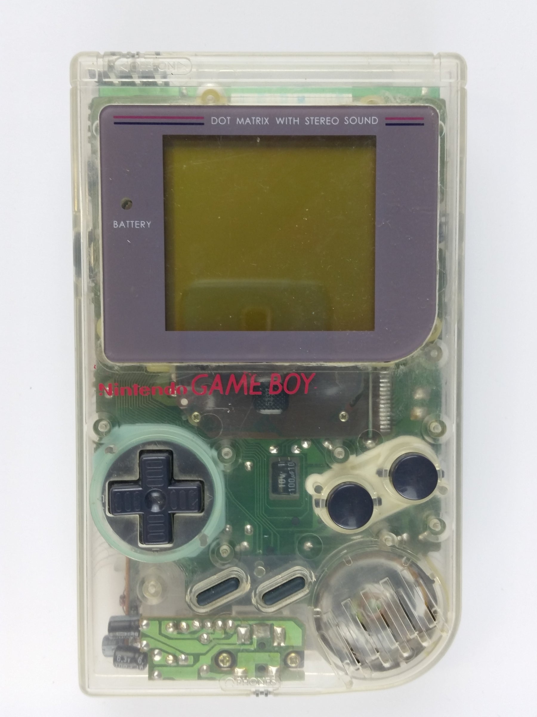 Nintendo GameBoy Classic Konsole transparent (Hip Boy) [Wie Neu]
