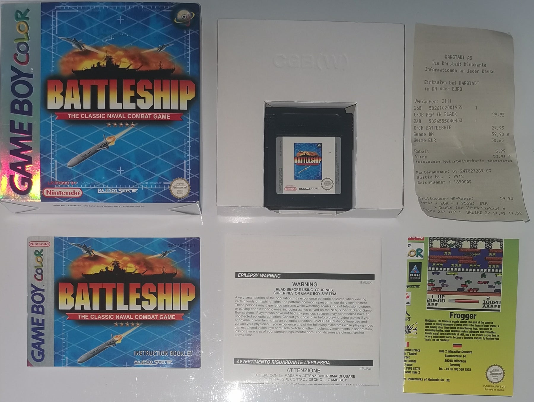Battleship (Game Boy Color) [Wie Neu]