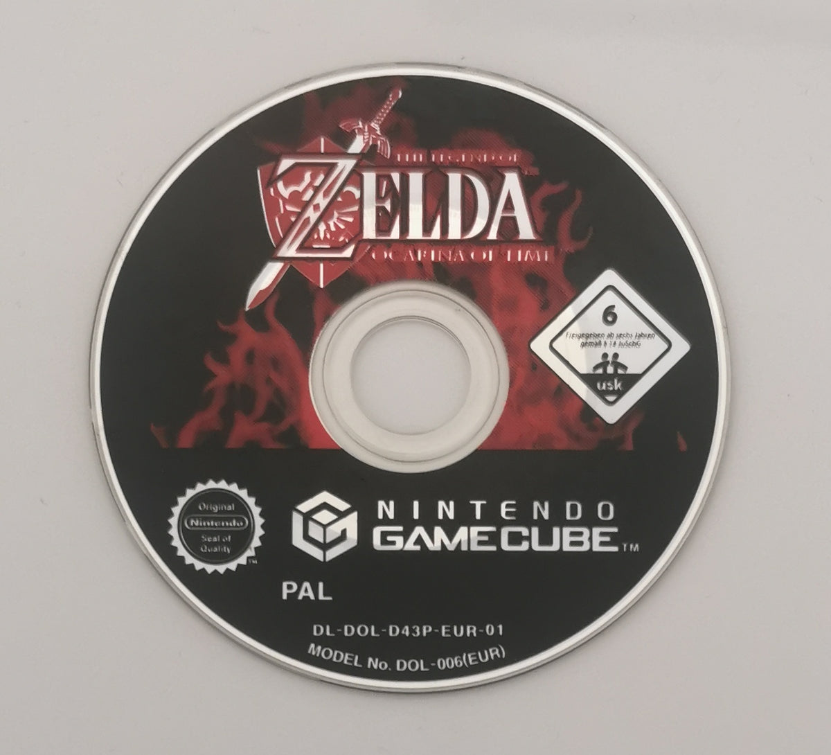 Zelda Gamecube Ocarina of Time CD [Gut]