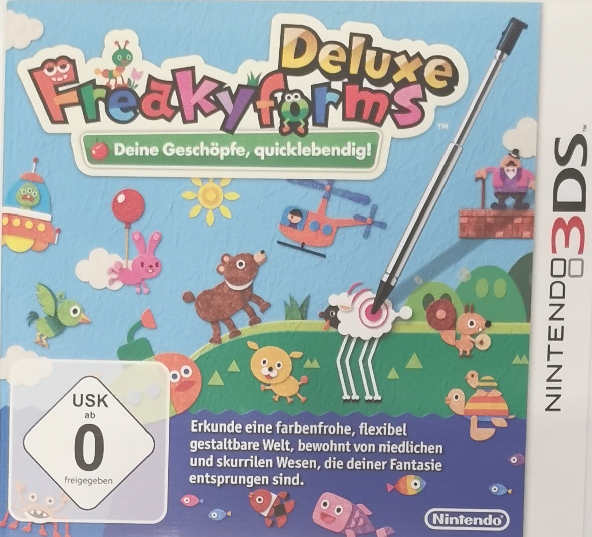 Freakyforms Deluxe (Nintendo 3DS) [Sehr Gut]
