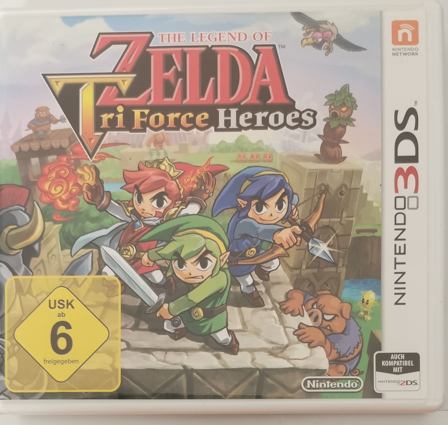The Legend of Zelda TriForce Heroes 3DS (Nintendo 3DS) [Sehr Gut]
