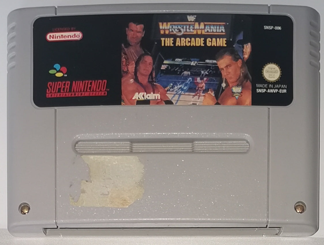 WWF Wrestlemania The Arcade Game PEGI SNES (Super Nintendo) [Gut]