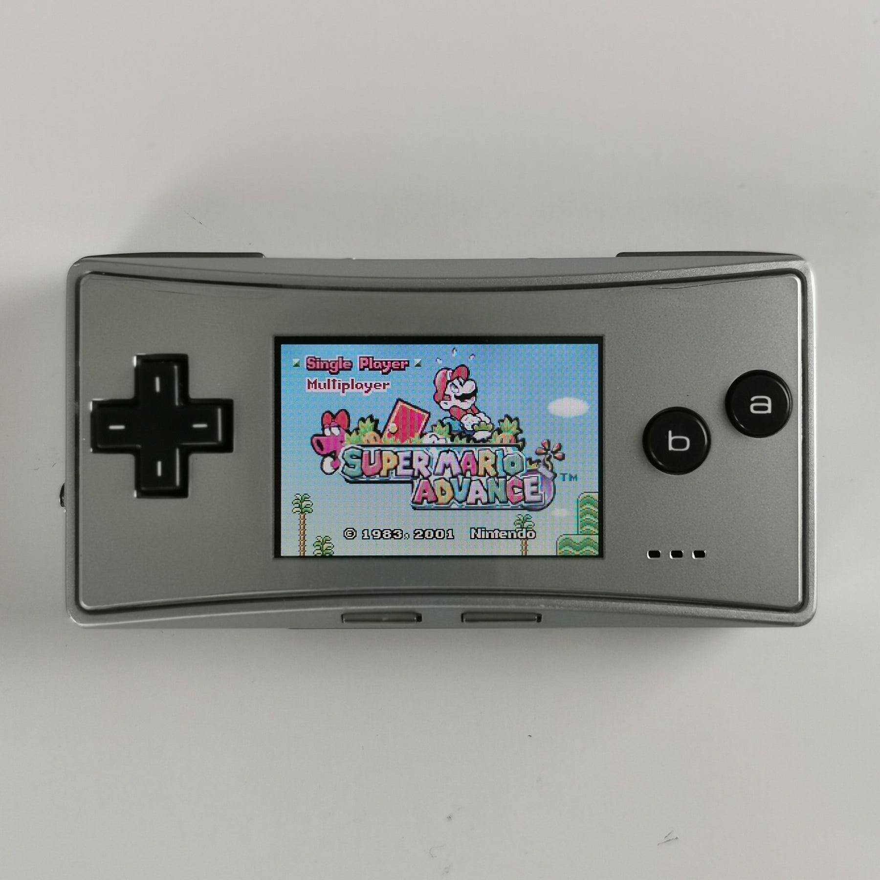 Game   Boy Micro   Konsole  Silber