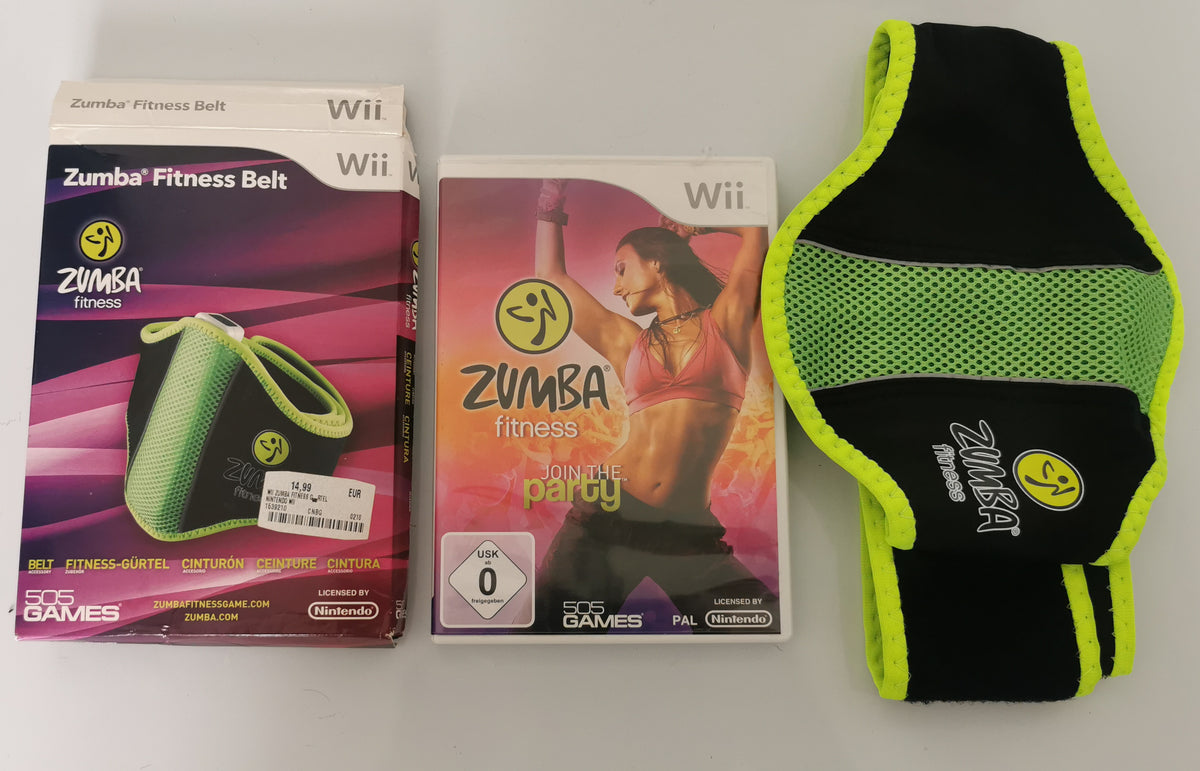 Zumba Fitness Join the Party inkl Fitness Guertel Nintendo Wii [Gut]