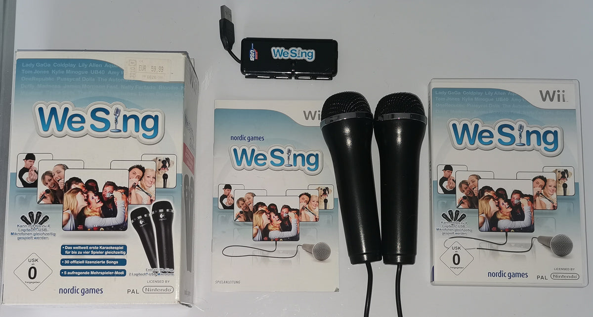 We Sing inkl 2 Mikrofone (Nintendo Wii) [Gut]