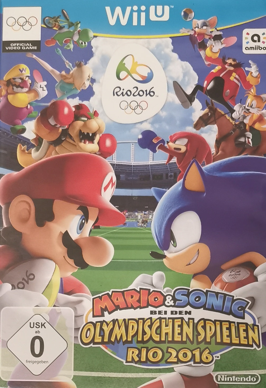 Mario amp Sonic bei den Olympischen Spielen Rio 2016 Wii U (Nintendo Wii) [Gut]