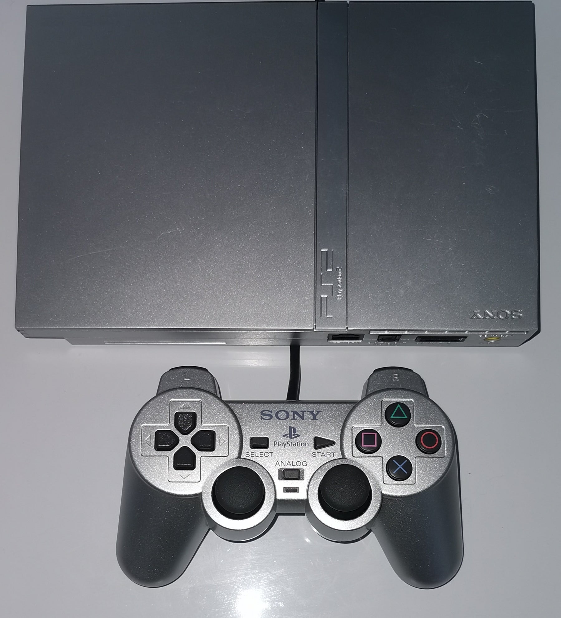 Playstation 2 PS2 Konsole Slim silber [Sehr Gut]