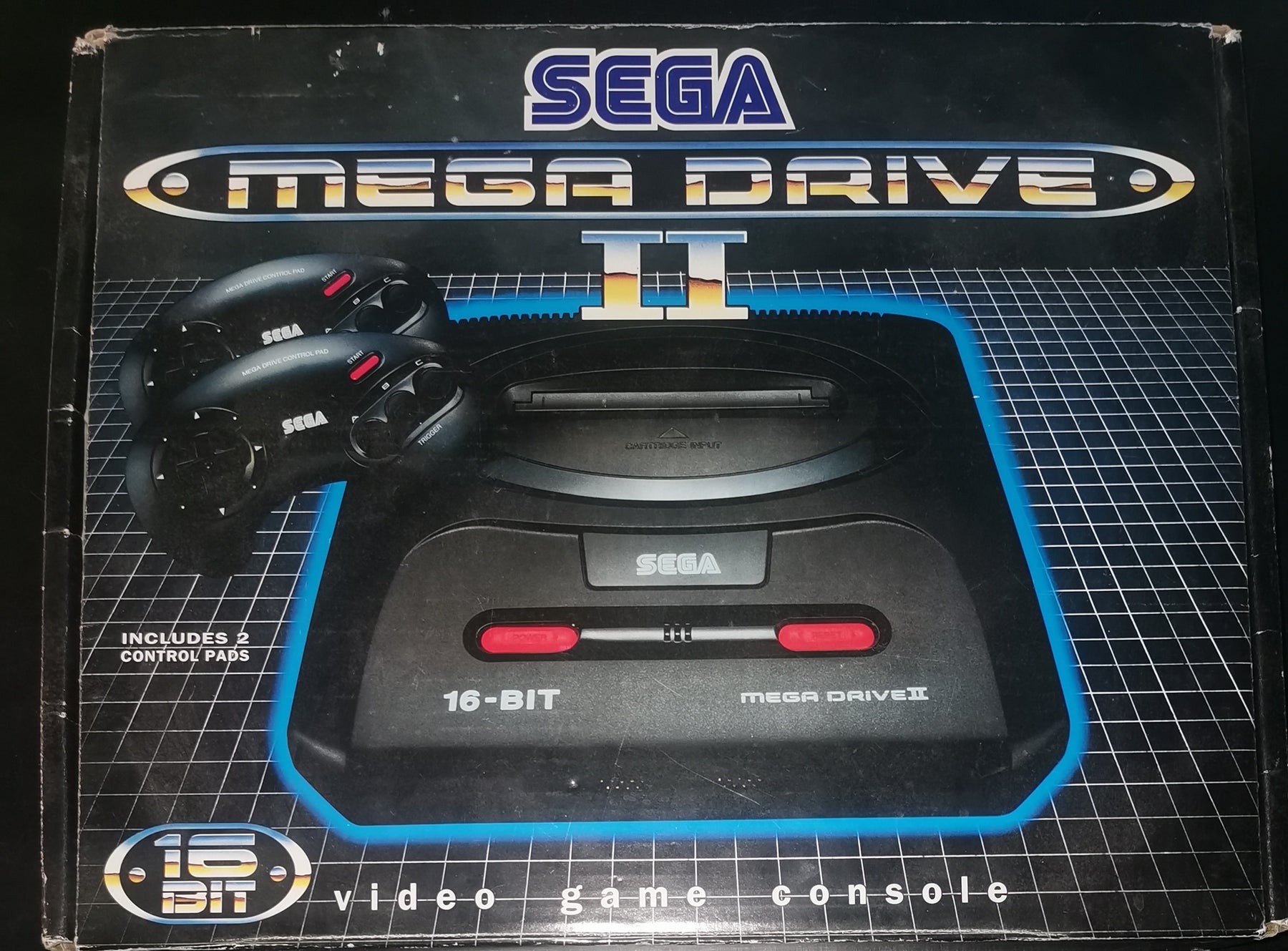 SEGA Mega Drive 2 Konsole schwarz (MD) lose [Gut]