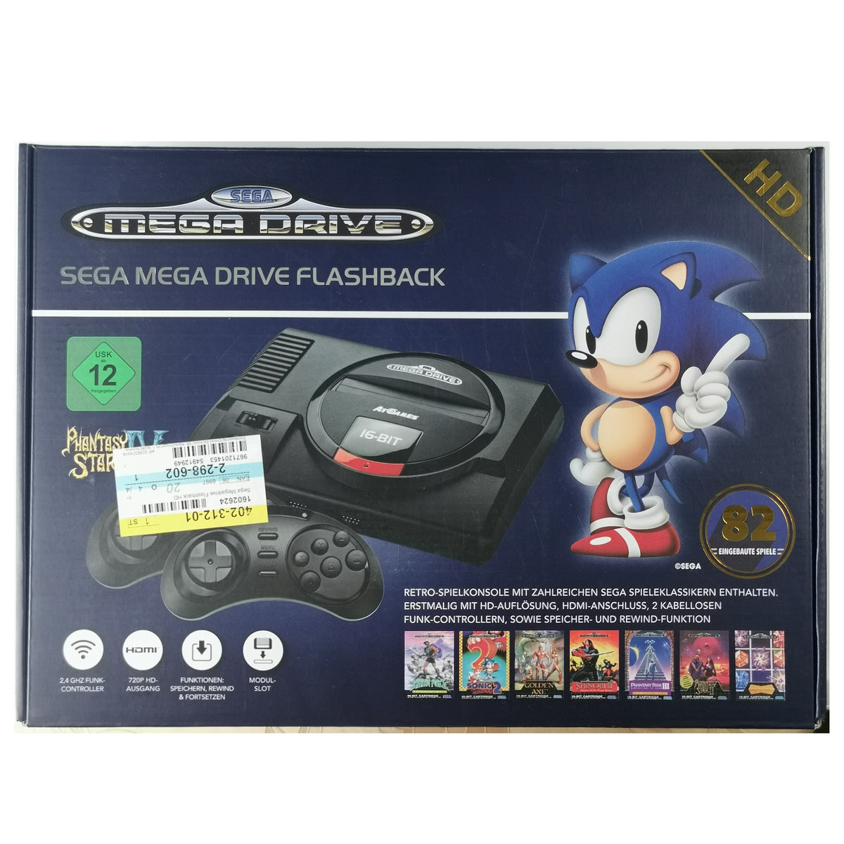 Sega Megadrive Flashback + 82 Games[MD]