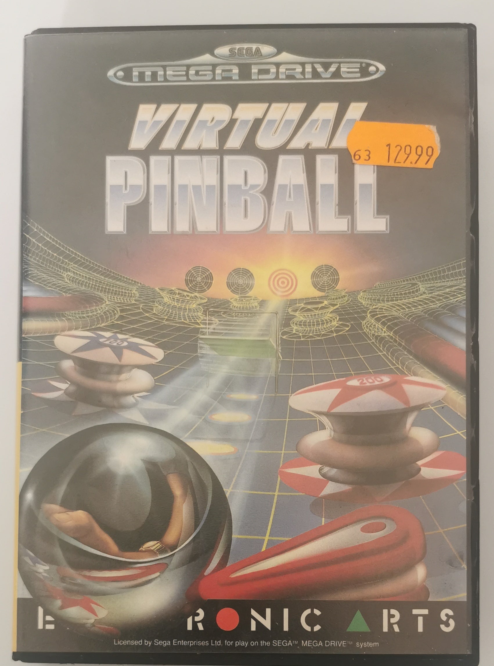 Virtual pinball Megadrive PAL [Sehr Gut]