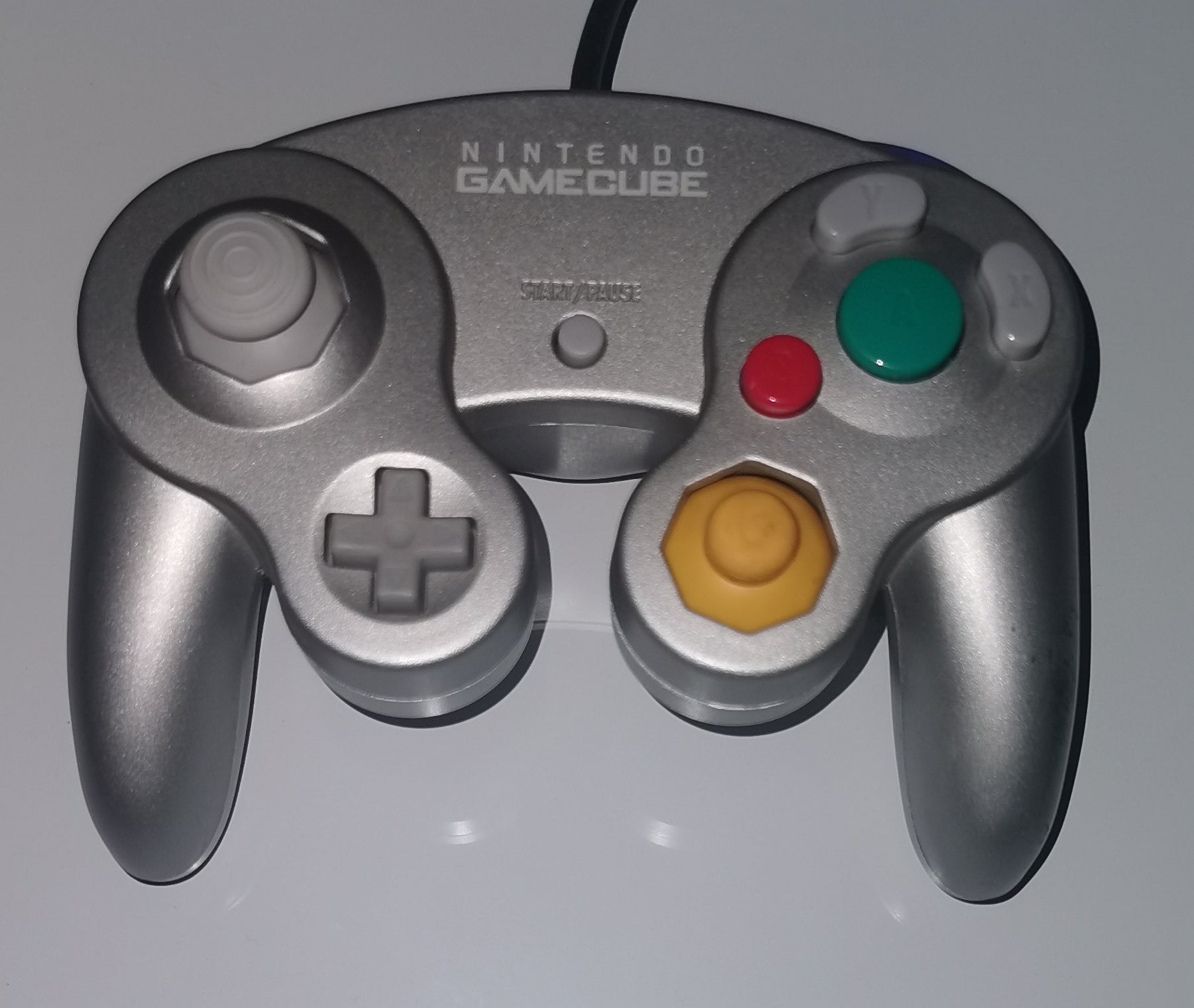 Original Nintendo GameCube Controller silber GC Z3 lose [Gut]