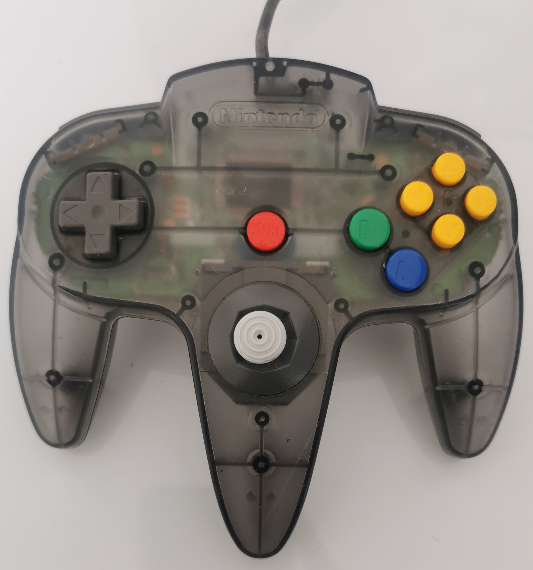 Nintendo 64 Controller Clear Schwarz [Gut]