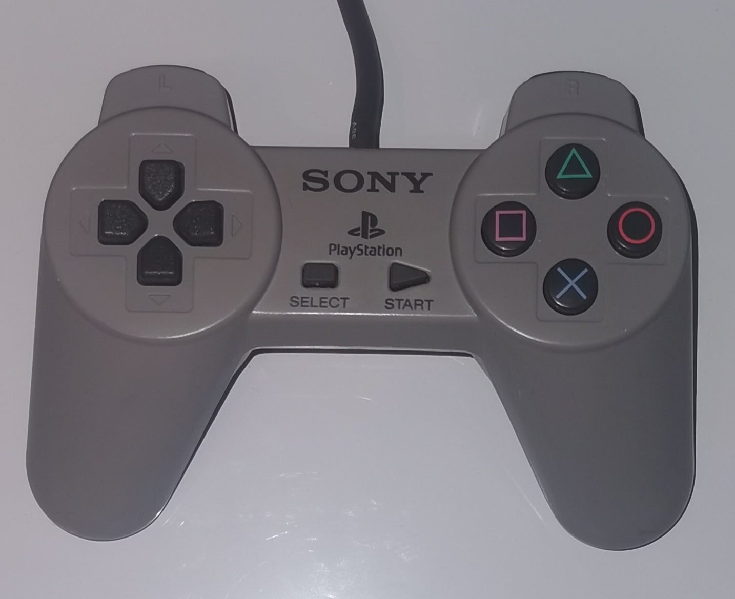 Gris Gaming Controller Gamepad Official fuer Sony Playstation 1 [Akzeptabel]