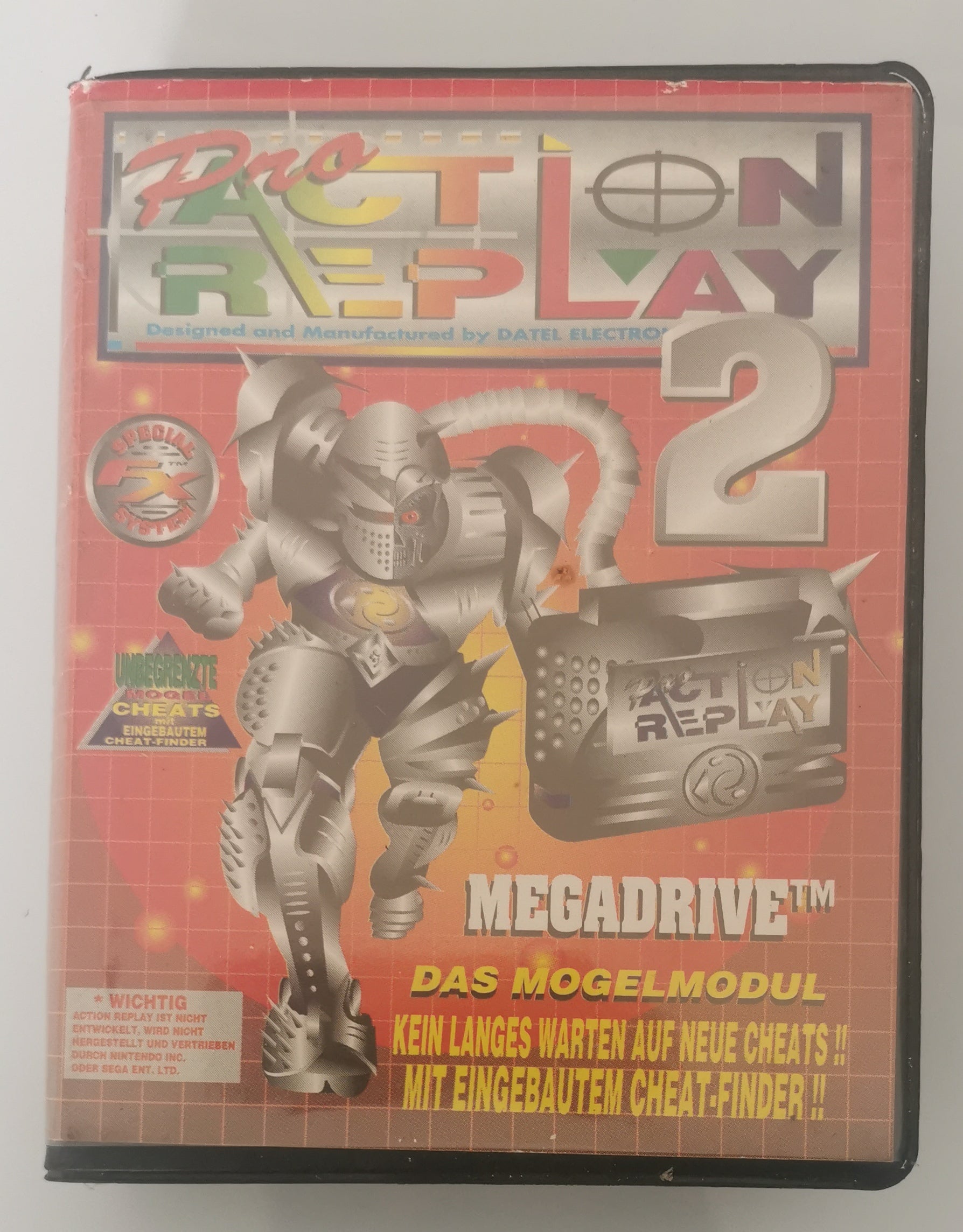 Pro action Replay 2 Import adapter Fuer Megadrive PAL [Gut]