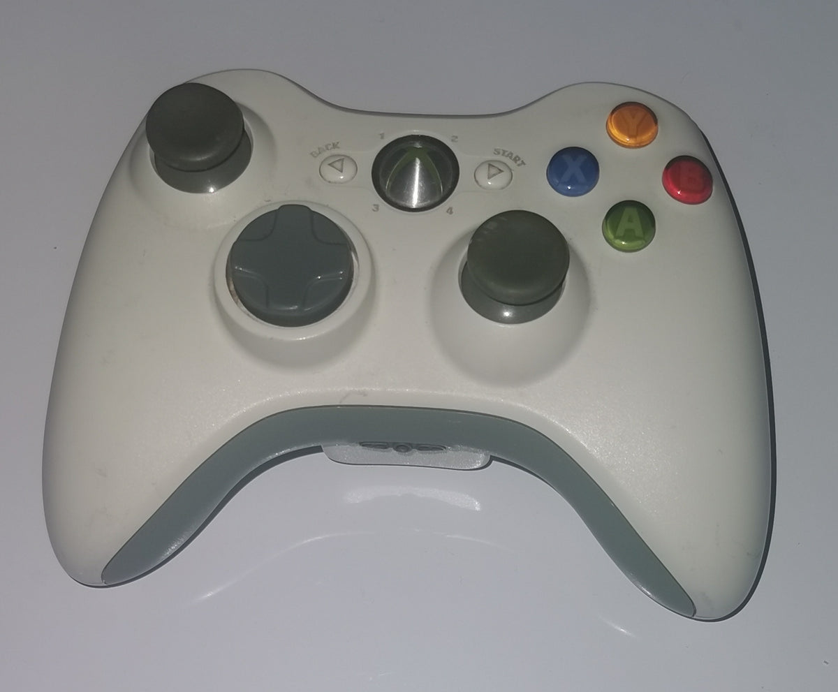 Microsoft Xbox 360 wireless Controller weiss [Gut]