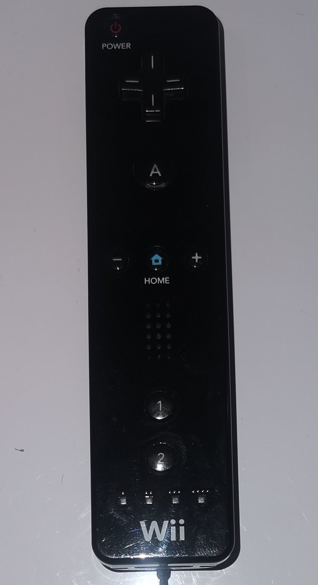 Nintendo Wii Remote schwarz original [Sehr Gut]