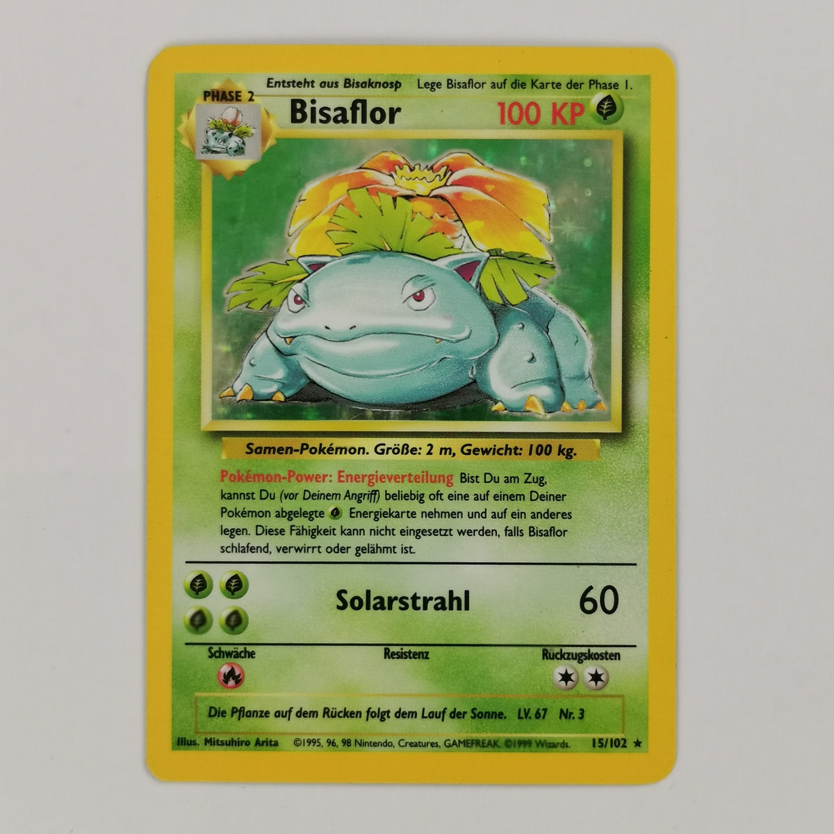 Bisaflor Baseset Pokemonkarte [PKK]