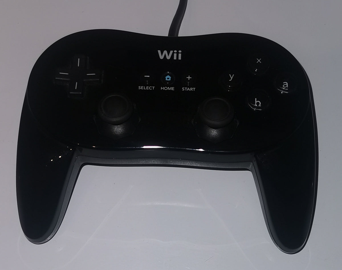 Wii U Pro Controller schwarz (Nintendo Wii U) [Sehr Gut]